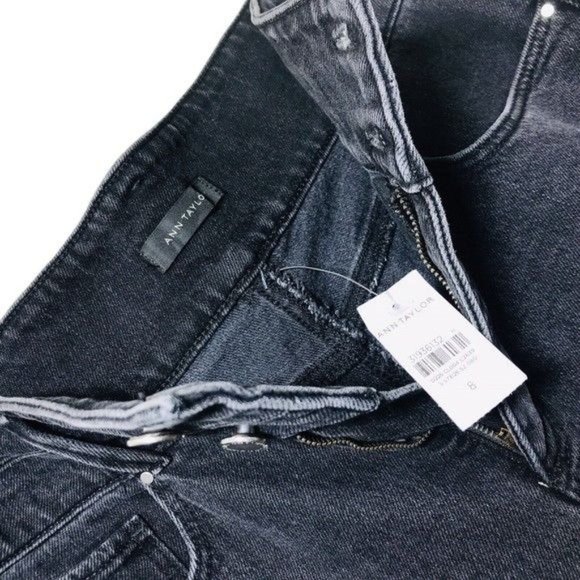 ANN TAYLOR The Straight Crop High Rise Jeans Size 8 - Picture 4 of 12